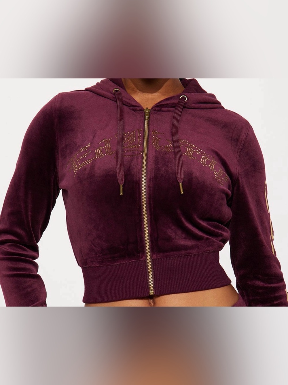 Ed Hardy - Velour Zip Hoodie ✨